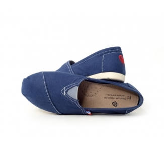 Espadrille bleu marine
