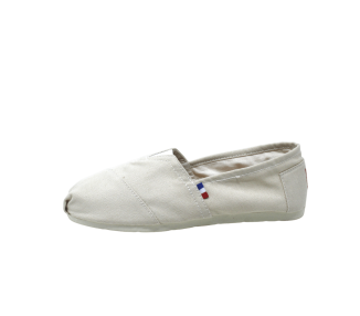 Espadrille beige coton recylé