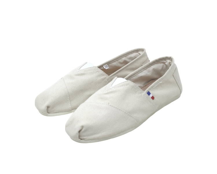 Espadrille beige coton recyclé Espadrille beige coton recyclé