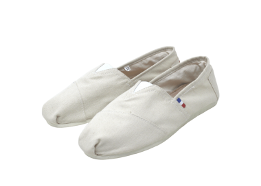 Espadrille beige coton recyclé