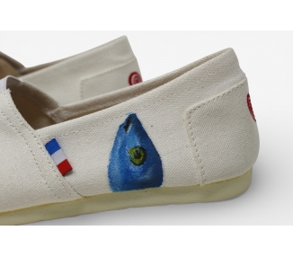 Espadrille blanche Sardines