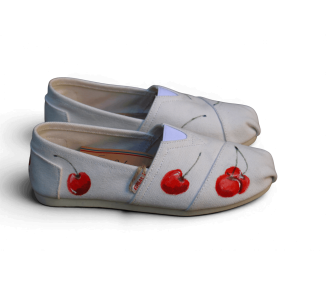 Espadrille blanche Cerise