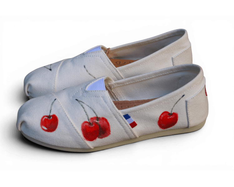Espadrille blanche Cerise