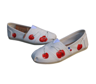 Espadrille blanche Cerise