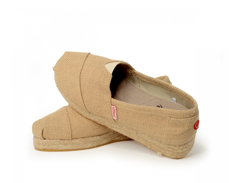 espadrille compensée paillette