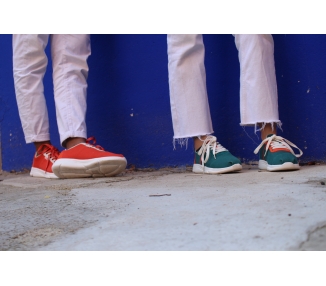 Sneakers bicolores