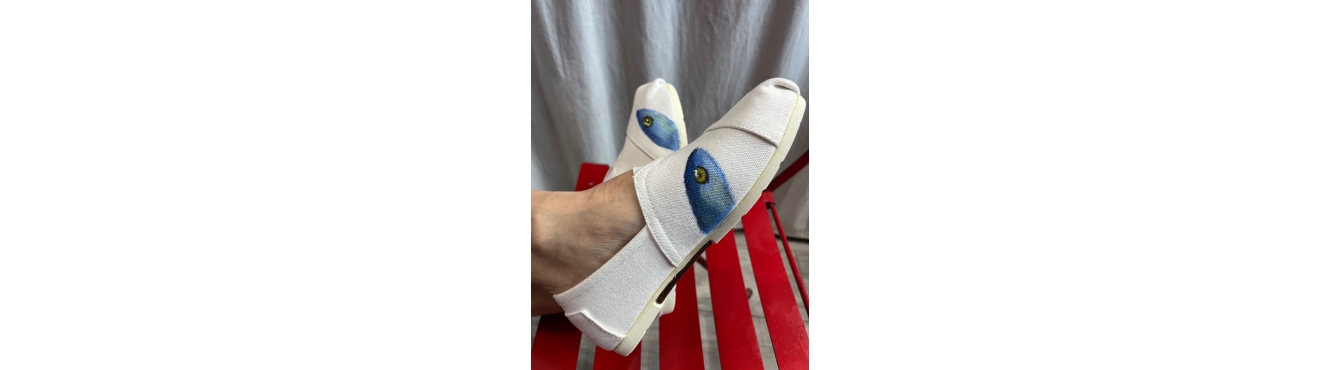 Espadrilles & Tennis peintes à la main — Collection Capsule | ESPIGAS Marseille