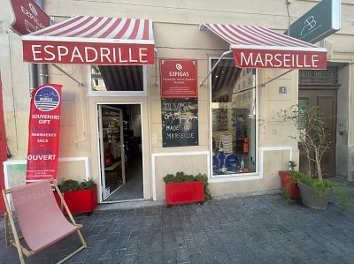 boutique espadrille Espigas Marseille